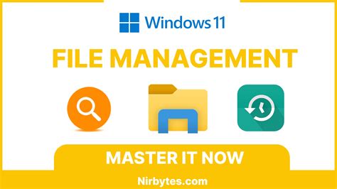 Mastering Windows 10 File Management - Nirbytes