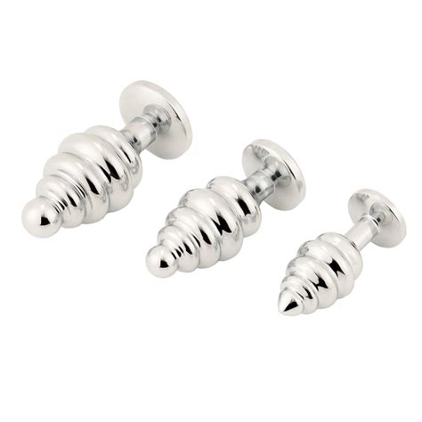 Ribbed Jeweled Plug Set 3 Piece Love Plugs Au