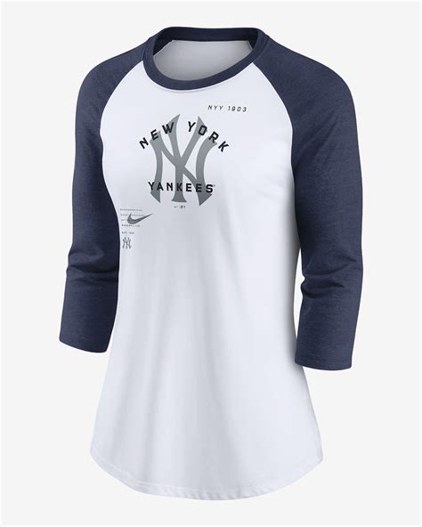 Playera De Manga Para Mujer Nike Next Up Mlb New York Yankees