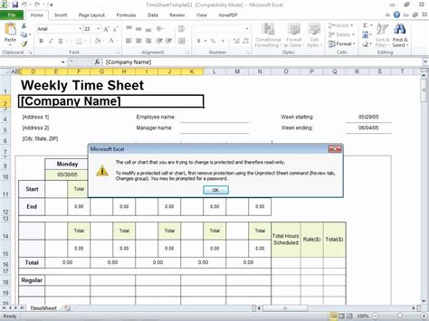 Microsoft Access Timesheet Template