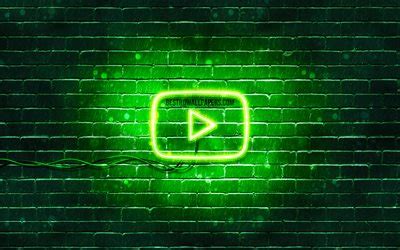 Youtube Logo Green Background - IMAGESEE