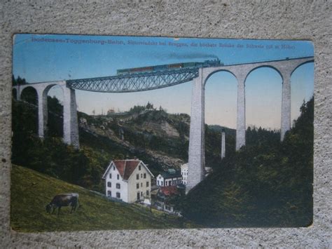 AK Bodensee Toggenburg Bahn Sitterviadukt Bei Bruggen 1913 Kaufen Auf