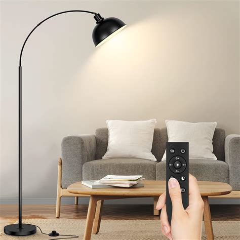 Arc Floor Lamps For Living Room Modern Remote Control Standing Lamp