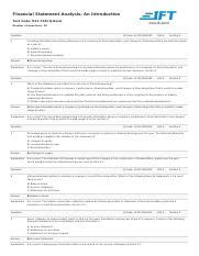 R Fsai Q Bank Pdf Financial Statement Analysis An Introduction