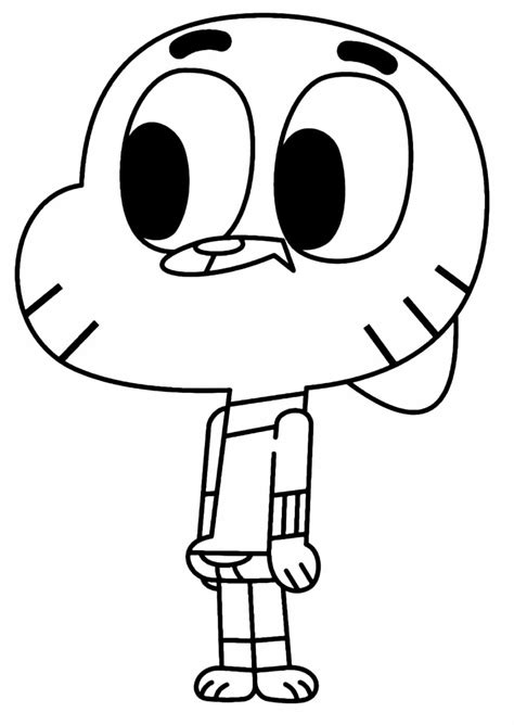 Desenhos Do Incr Vel Mundo De Gumball Para Colorir Bora Colorir