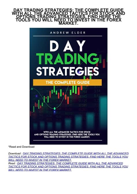 Pdf Day Trading Strategies The Complete Guide With All The Advanced