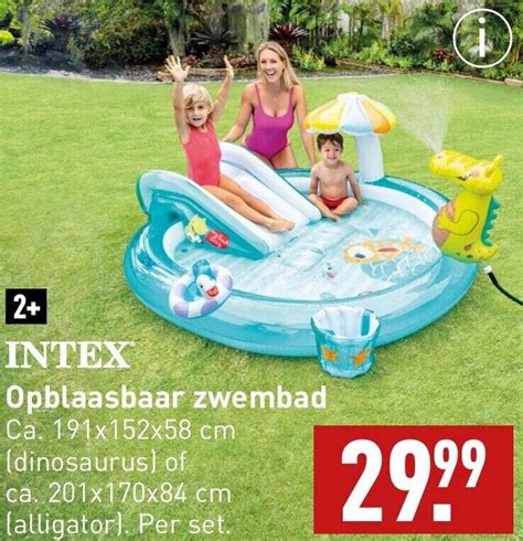 Intex Opblaasbaar Zwembad Aanbieding Bij Aldi