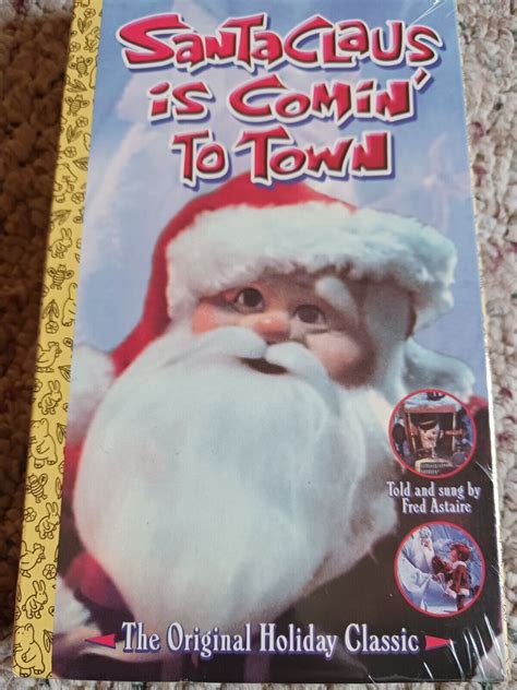 Rankinbass Santa Claus Is Comin To Town Vtg Golden Books Holiday Vhs Tape 74644956139 Ebay