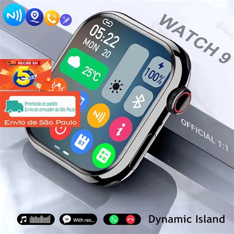 2024 Novo Relógio Original 9 Smart Watch 9 pro Men Bluetooth Chamada De