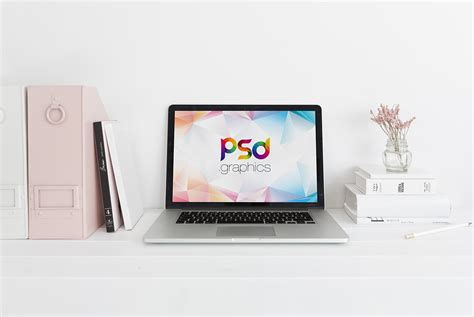 Clean Macbook Mockup PSD | PSD Graphics