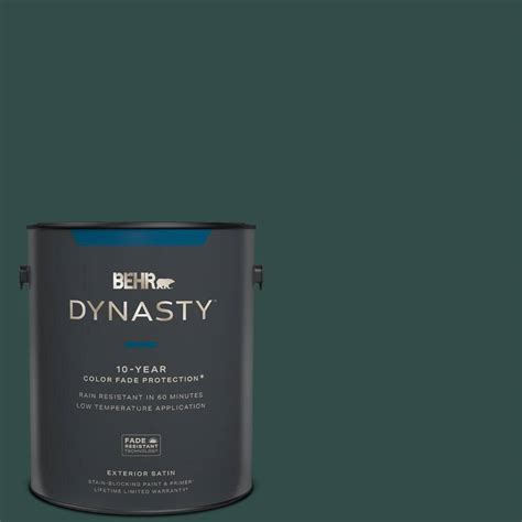 Behr Dynasty Gal Ecc Hidden Forest Satin Enamel Exterior Stain