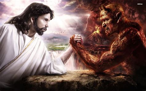 Jesus Vs Satan HD Wallpaper Pxfuel