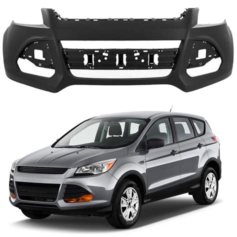 Genrics Front Bumper Cover Fascia For 2013 2016 Ford Escape 13 16