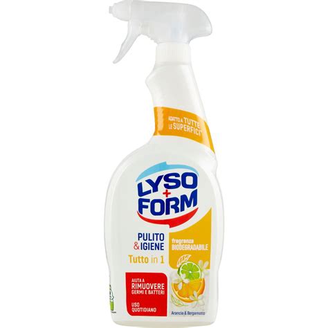 Detergente Spray Tutto In 1 Arancia Bergamotto LYSOFORM 700 ML Coop Shop