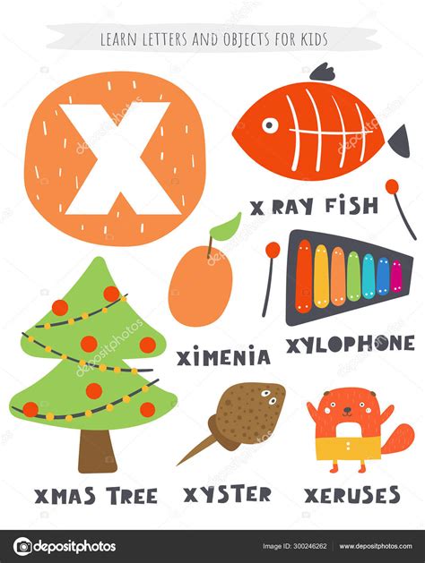 Words That Start With X For Preschool