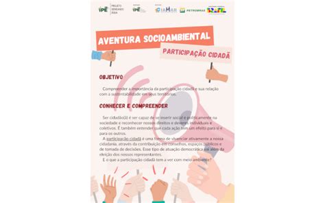 Aventura Socioambiental Participa O Cidad Projeto Semeando Gua