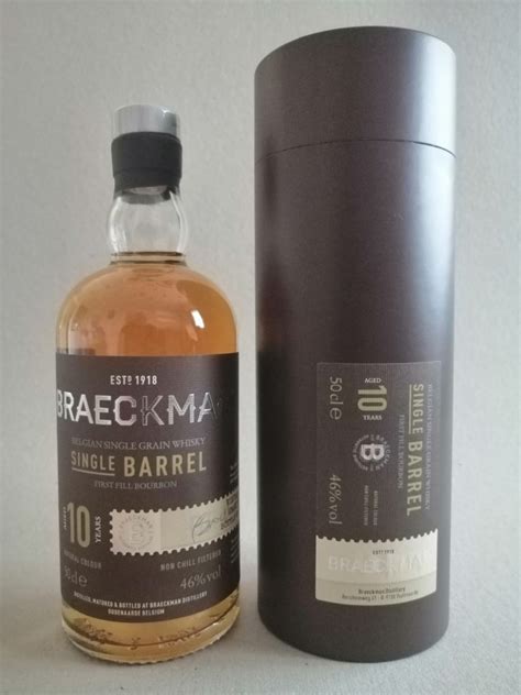 Braeckman Single Grain Whisky - 10 y old - release 2019
