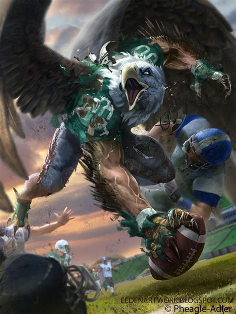 Eagle Footballer by Eedenartwork on DeviantArt | Philadelphia eagles football, Philadelphia ...