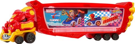 Грузовик транспортер Hot Wheels RacerVerse Marvel Hulkbuster Hauler Залізна людина Тоні Старк