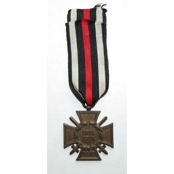 Commemorative Cross For WW1 For Combatant