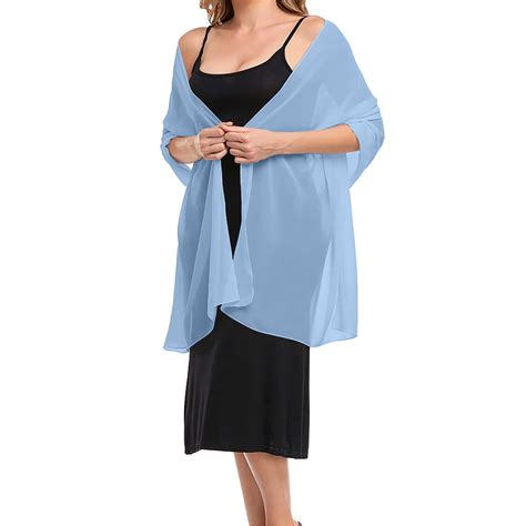 FADAACAI Lightweight Shawl Mesh Shawl Sheer Shawls for Dresses Light
