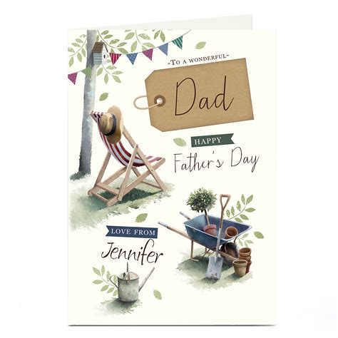 Buy Personalised Fathers Day Card Gardening Dad For Gbp 1 79 Card