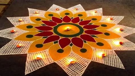 Diwali Rangoli Designs Decorate Your Home With These Best Beautiful Designs Amar Ujala Hindi