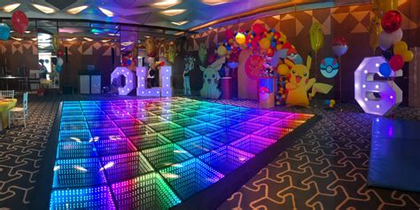 4m X 4m 3D Infinity LED Dance Floor Event Entertainment In London