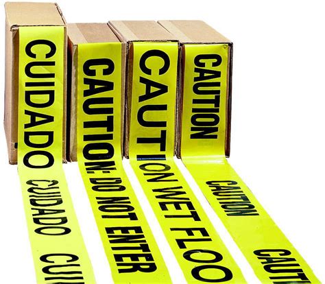 Printable Caution Tape Barricade Tape For Safety Custom Printed Warning