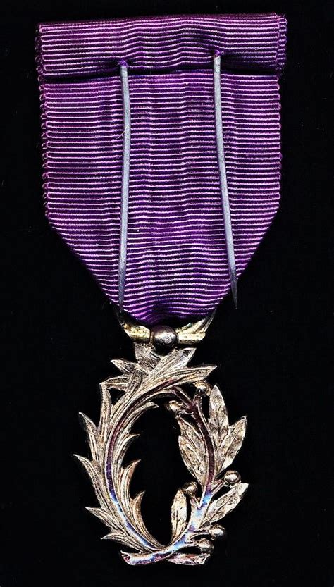 Aberdeen Medals France Order Of The Academic Palme Ordre Des Palmes