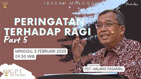 Ibadah Minggu 5 Februari 2023 GPT Kristus Raja Medan YouTube