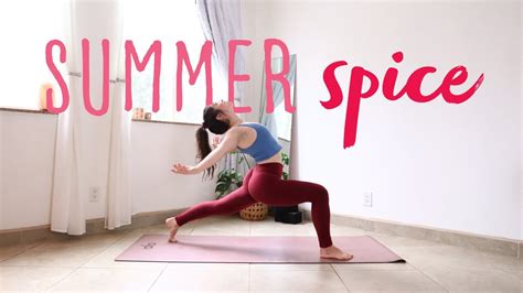 Summer Spice 🌶 30 Minute Full Body Strengthening Int Adv Vinyasa Yoga Flow Youtube