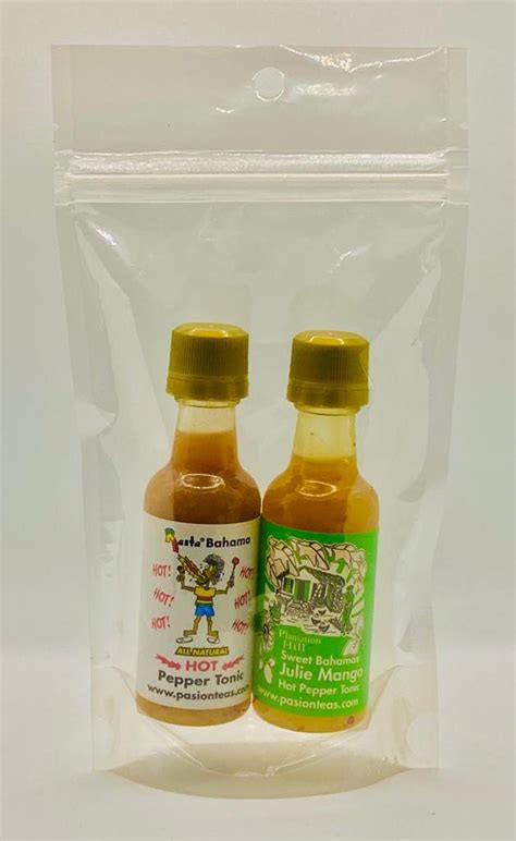 Mini Hot Sauces Pasion Tea And Coffee Company