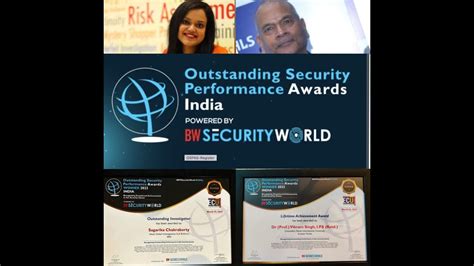 The Outstanding Security Performance Awards Ospas India Awards