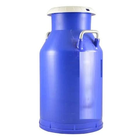 Food Grade Safe Plastic 40 Liter Blue Milk Storage Can With Handle For