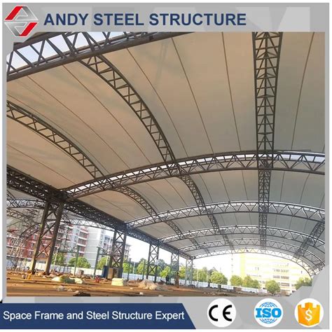 Prefab Structural Steel Truss Roof Galvanized Steel Lattice Truss Arch