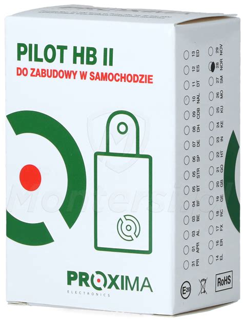 Hb Ii Pilot Samochodowy Proxima Montersi Pl