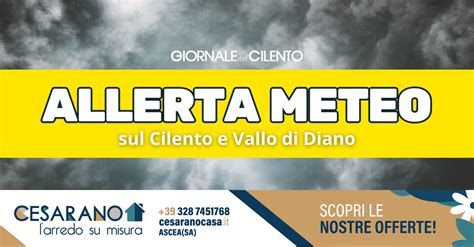 Campania Da Mezzanotte Allerta Meteo Gialla Per Temporali Improvvisi