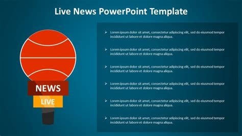 Live News PowerPoint Template | PPT Templates