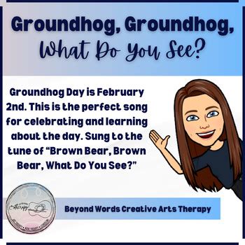 Groundhog, What Do You See? | Music Therapy, Simple Song, Groundhog Day Facts