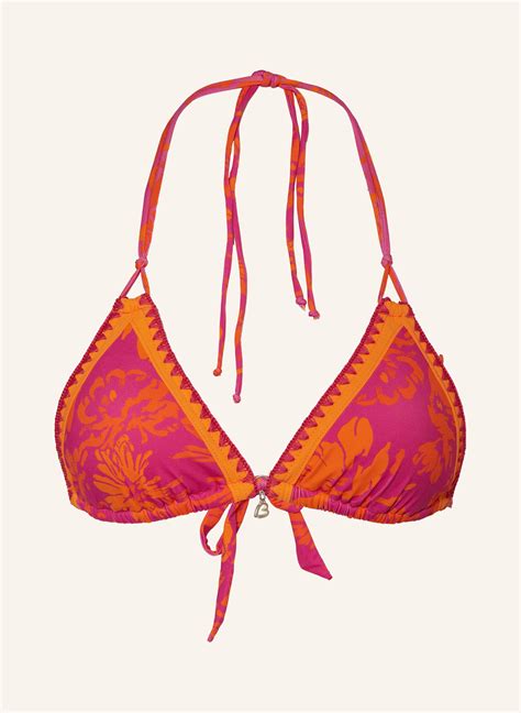 BANANA MOON Triangel Bikini Top ALTHEA BLUCO In Fuchsia Orange