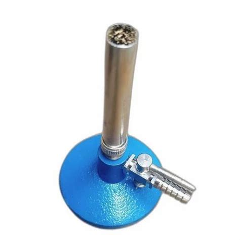 Silver And Blue Tube Stainless Steel Bunsen Burner At Rs 175 Piece In