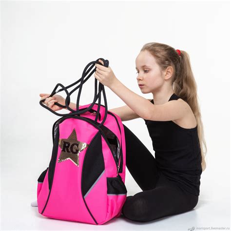 Рюкзак для девочки гимнастки купить в интернет-магазине Ярмарка ...