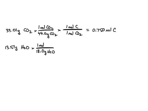 SOLVED: Combustion analysis was performed on a hydrocarbon. After ...