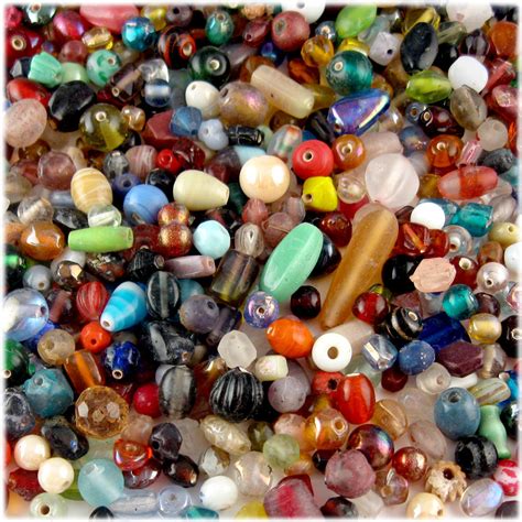 Glass Beads Assorted 6 12mm 1oz28g The Crafts Outlet Mixed