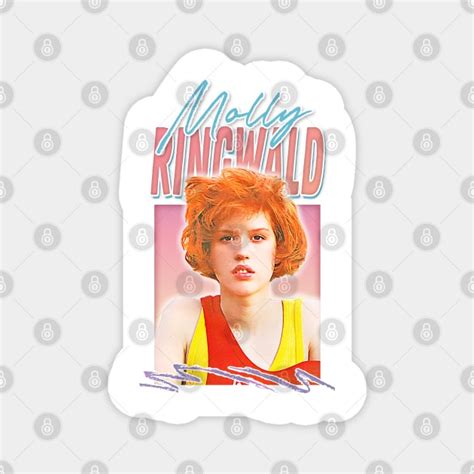 Molly Ringwald Retro Aesthetic Style Fan Art Design Molly Ringwald