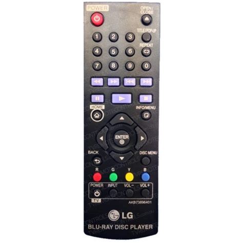 Akb Genuine Original Lg Blu Ray Disc Player Remote Control Tv