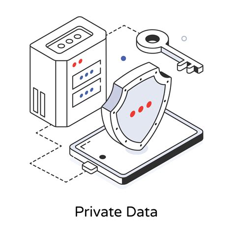 Trendy Private Data 19547662 Vector Art at Vecteezy