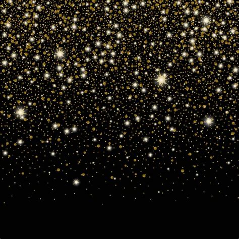 Gold And Black Glitter Wallpaper