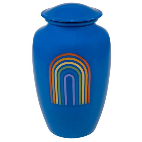 Bright Rainbow Cremation Urn | LGBTQ Pride Urns for Ashes